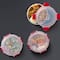 Joseph Joseph Nest Lock 8-piece Round Food Storage Container Set Red